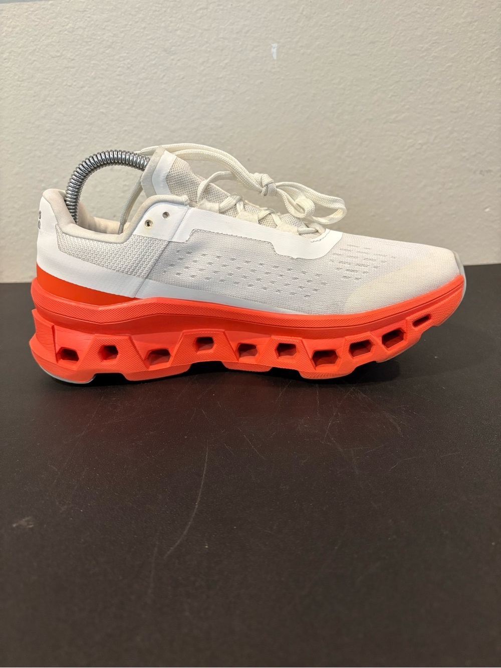 On Cloudmonster White Lightweight and Comfortable Running Shoes Women’s Size 9 - Picture 5 of 9